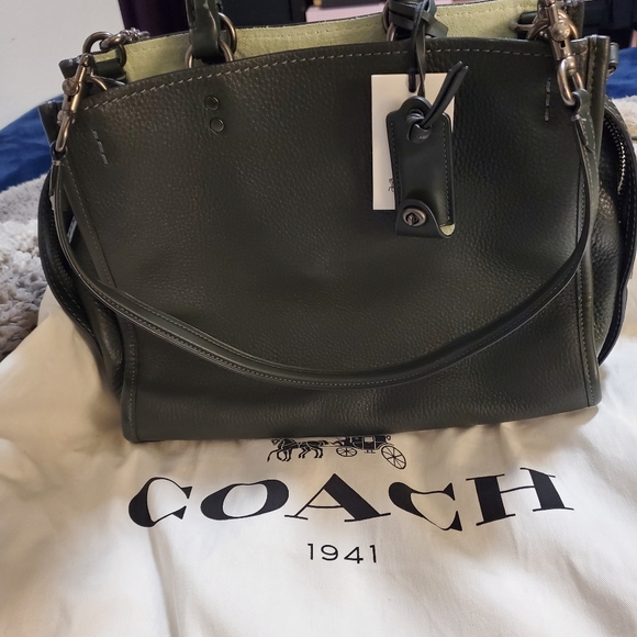 Coach Handbags - Coach Rogue 30-Ivy Green
